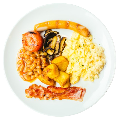 Porção de batatas fritas crocantes.